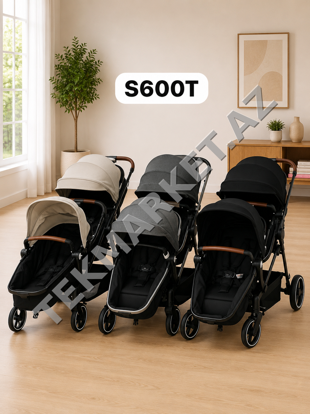 Коляска для близнецов_S600T